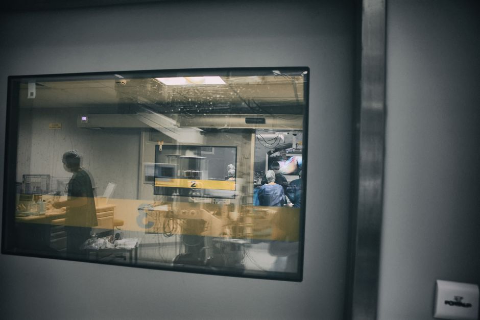 Robotic da Vinci prostate surgery performed in an operating room in South Korea